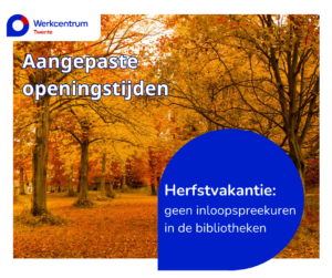 herfstvakantie Wekcentrum twente